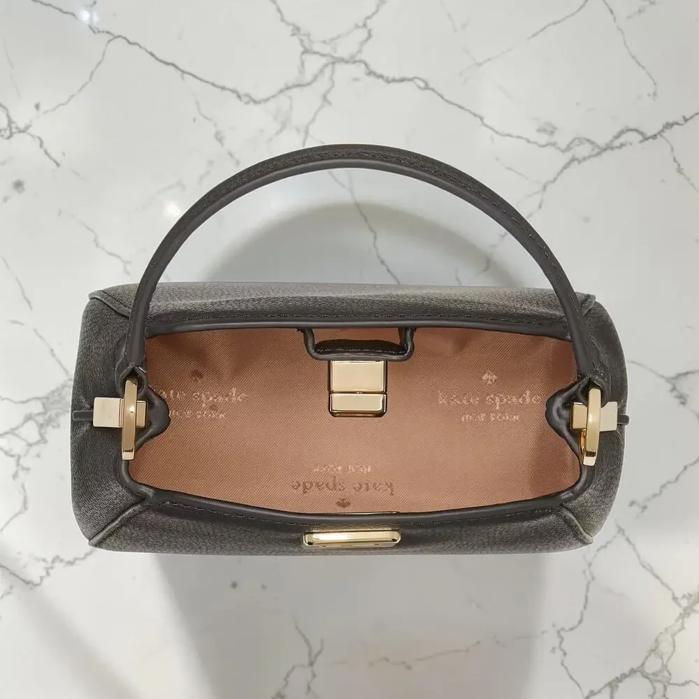 Kate Spade Phoebe Mini Top Handle Crossbody Bag Black KI924 Leather Purse NWT
